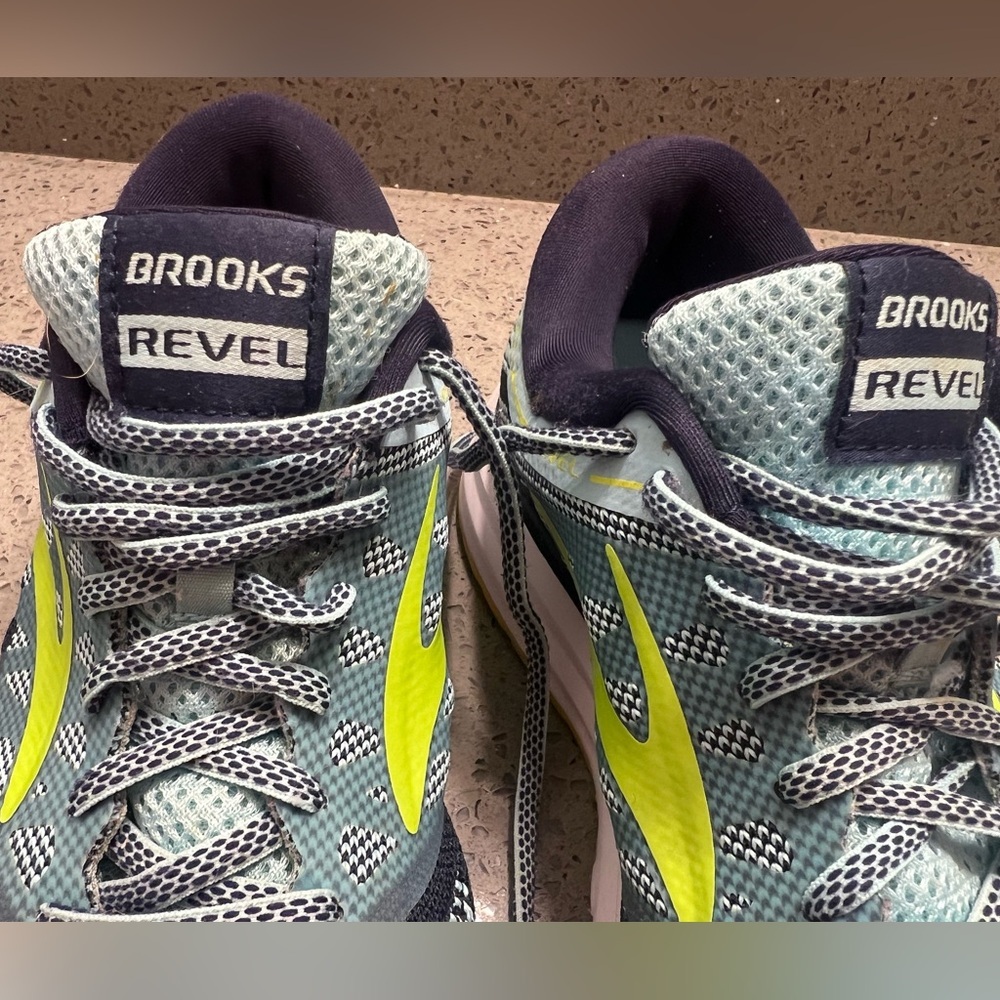 Brooks Womens Revel Blue Running Shoes Sneakers 8.5 - Picture 7 of 9